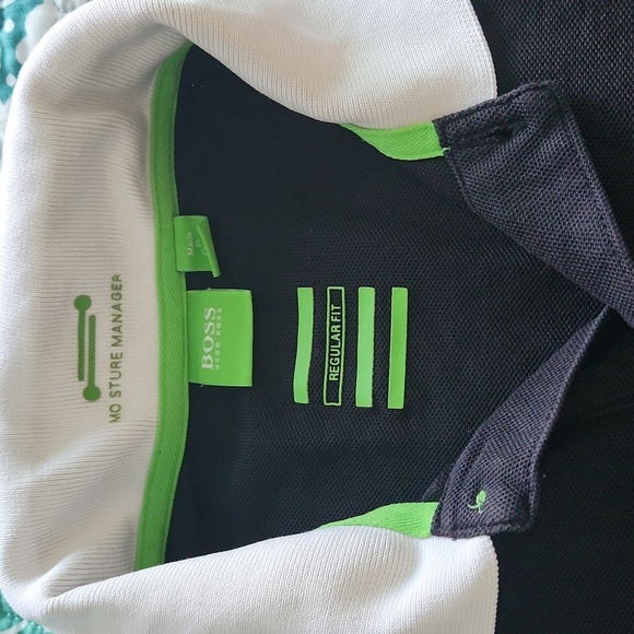 Hugo BOSS Men's Black Polo Shirt - Picture 3 of 5